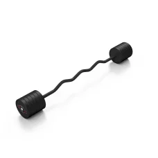 Штанга W-подібна обгумована Marbo Sport 55кг, мат червоний